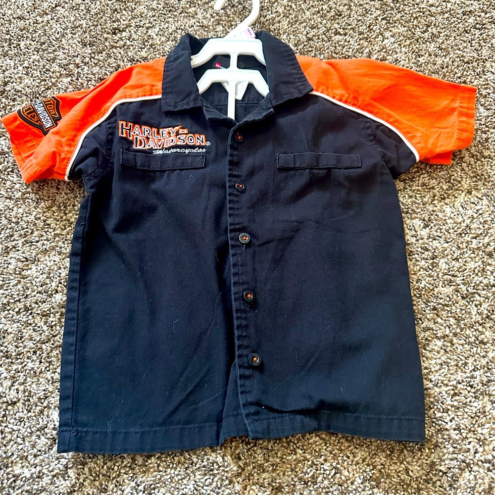 Toddler Harley Davidson shirt